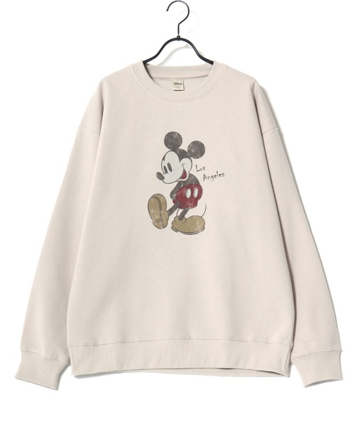 Disney(ディズニー)の「Disney/ディズニー ミッキーマウス オーバーサイズ 裏起毛 ピグメント風 ヴィンテージ加工 ロックテイスト スウェット トレーナー/レディース メンズ(スウェット・レディース・ブラック系その他3/ブラック系その他2/ホワイト系その他/ブラック系その他・LL/L/M)」の19枚目の写真