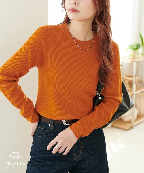 セール】メリノウールリブプルオーバー（ニット/セーター）｜DISCOAT