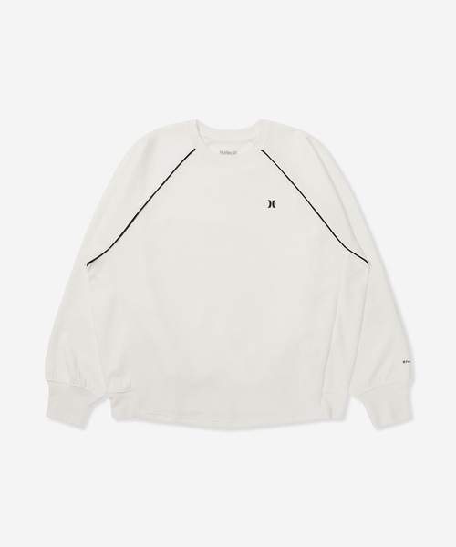 Hurley (ハーレー)の「【Hurley/ハーレー】レディースストレッチロングTシャツ ファントム 吸水速乾 PHANTOM SWEAT LITE BP LS(Tシャツ/カットソー・レディース・ホワイト/チャコールグレー/ブラック・MEDIUM/LARGE/SMALL)」の4枚目の写真