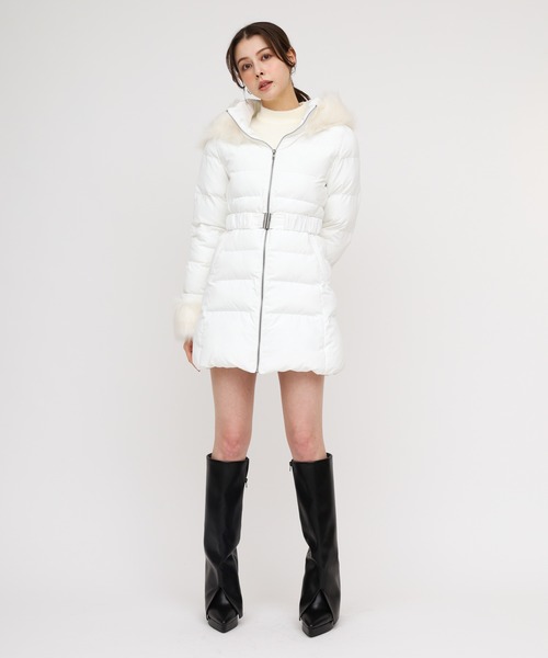 セール】【ZOZO限定】ベルト付パフィージャケットコート（その他