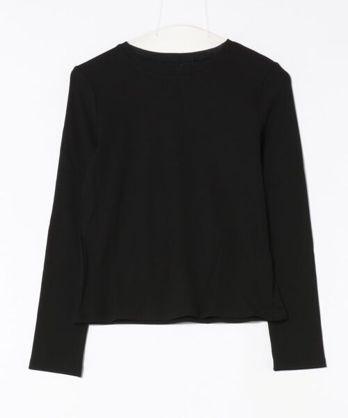 en CAnAF(エンカナフ)の「2枚セット チュールシャーリングデザイントップス リブトップス レイヤード(Tシャツ/カットソー・レディース・グレー/ホワイト/ブラック・M)」の22枚目の写真