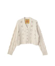 【希少】HYSTERIC GLAMOUR カーディガン スカル柄 エルボーパッチ 希少】HYSTERIC GLAMOUR カーディガン スカル柄 エルボーパッチ