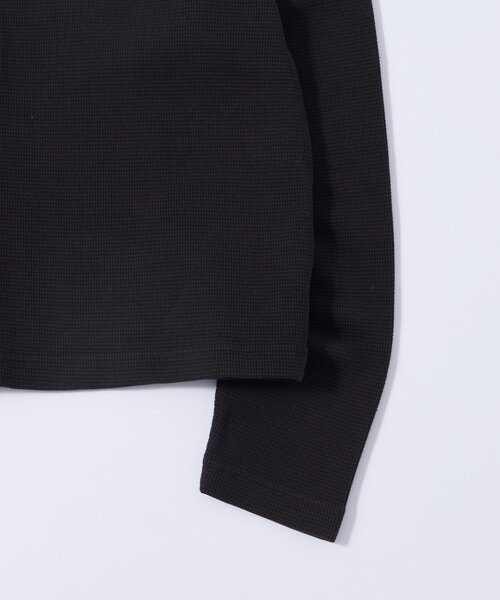 WHO'S WHO gallery（フーズフーギャラリー）の「Sourcreamワッフルカーデ（カーディガン/ボレロ・メンズ・ネイビー/ブラック・SMALL/MEDIUM）」の11枚目の写真
