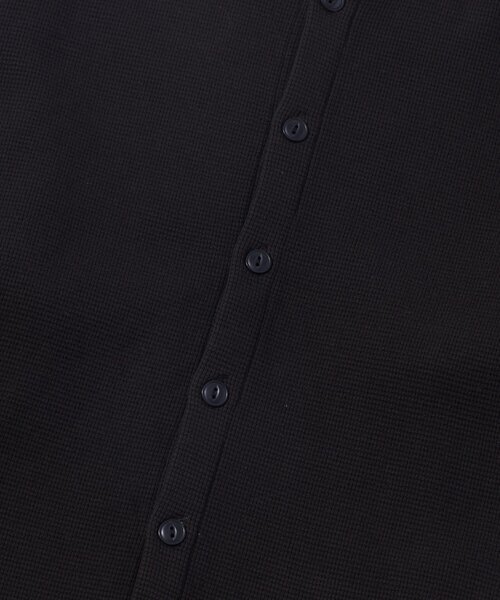 WHO'S WHO gallery（フーズフーギャラリー）の「Sourcreamワッフルカーデ（カーディガン/ボレロ・メンズ・ネイビー/ブラック・SMALL/MEDIUM）」の12枚目の写真