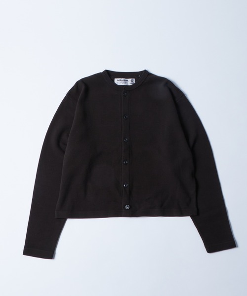 WHO'S WHO gallery（フーズフーギャラリー）の「Sourcreamワッフルカーデ（カーディガン/ボレロ・メンズ・ネイビー/ブラック・SMALL/MEDIUM）」の2枚目の写真