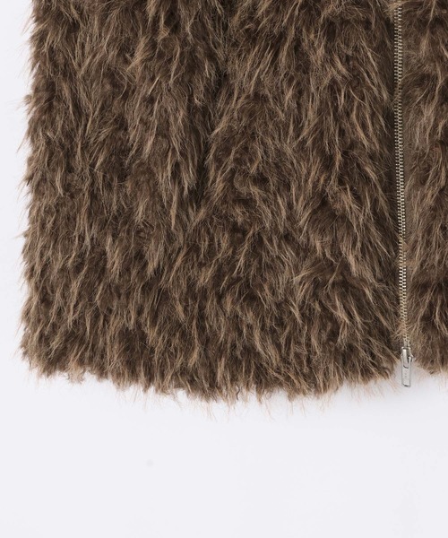 セール】MIXカラーファーベスト/593633（ベスト）｜JEANASIS