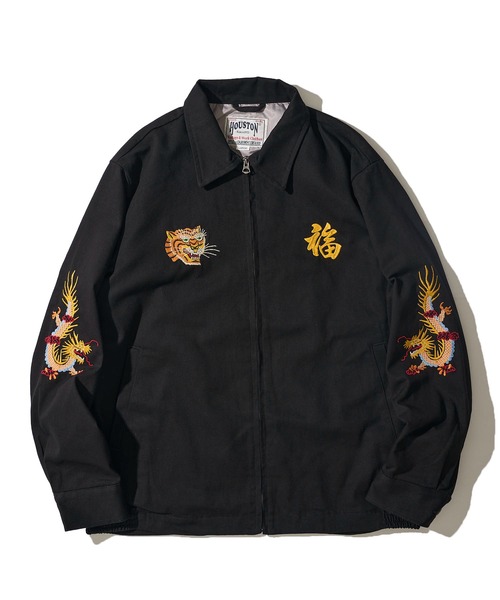 HOUSTON(ヒューストン)の「【HOUSTON / ヒューストン】VIETNAM JACKET / 刺繍 コットンツイル ベトナムジャケット(ブルゾン・メンズ・オリーブドラブ/ブラック/カーキ・MEDIUM/LARGE/X-LARGE)」の15枚目の写真