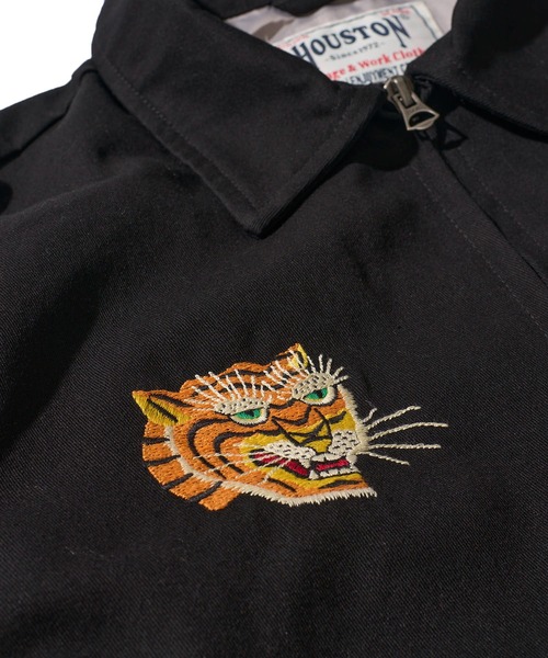 HOUSTON(ヒューストン)の「【HOUSTON / ヒューストン】VIETNAM JACKET / 刺繍 コットンツイル ベトナムジャケット(ブルゾン・メンズ・オリーブドラブ/ブラック/カーキ・MEDIUM/LARGE/X-LARGE)」の7枚目の写真