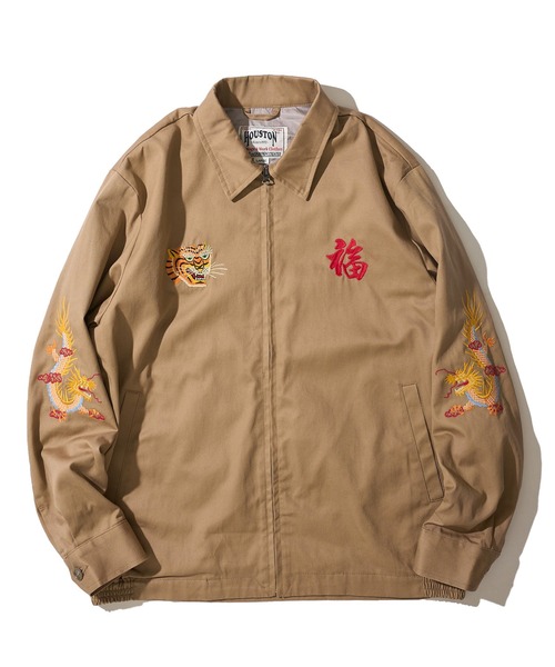 HOUSTON(ヒューストン)の「【HOUSTON / ヒューストン】VIETNAM JACKET / 刺繍 コットンツイル ベトナムジャケット(ブルゾン・メンズ・オリーブドラブ/ブラック/カーキ・MEDIUM/LARGE/X-LARGE)」の17枚目の写真
