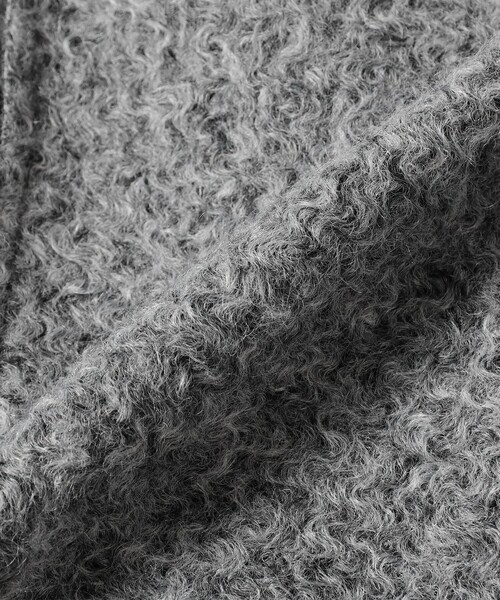 Ray BEAMS(レイビームス)の「ループ シャギー ジップ ブルゾン(ブルゾン・レディース・ライトグレー/ブラック・0/1)」の16枚目の写真