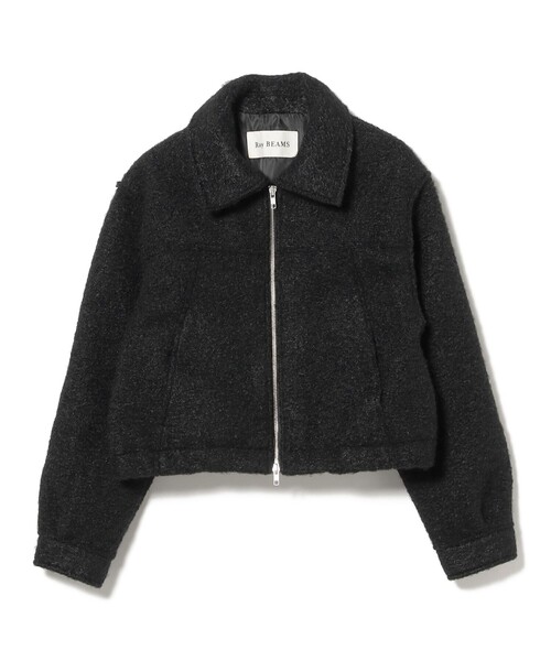 Ray BEAMS(レイビームス)の「ループ シャギー ジップ ブルゾン(ブルゾン・レディース・ライトグレー/ブラック・0/1)」の17枚目の写真