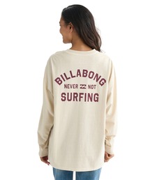 BILLABONG レディース ARCH SURFING PIGMENT ロンT 【LOOSE FIT】【2025年秋冬モデル】/ビラボンバックプリントルーズフィット長袖ロンT