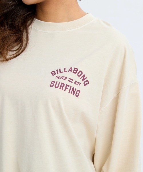 BILLABONG(ビラボン)の「BILLABONG レディース ARCH SURFING PIGMENT ロンT 【LOOSE FIT】【2025年秋冬モデル】/ビラボンバックプリントルーズフィット長袖ロンT(Tシャツ/カットソー・レディース・アイボリー/オフホワイト・LARGE/MEDIUM)」の5枚目の写真