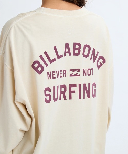 BILLABONG(ビラボン)の「BILLABONG レディース ARCH SURFING PIGMENT ロンT 【LOOSE FIT】【2025年秋冬モデル】/ビラボンバックプリントルーズフィット長袖ロンT(Tシャツ/カットソー・レディース・アイボリー/オフホワイト・LARGE/MEDIUM)」の6枚目の写真