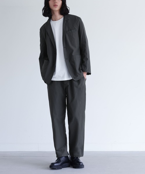 MDR(エムディアール)の「カットジョーゼットタックワイドテーパードパンツ【セットアップ対応】(その他パンツ・メンズ・ベージュ/ブラック/チャコール・L/M)」の21枚目の写真