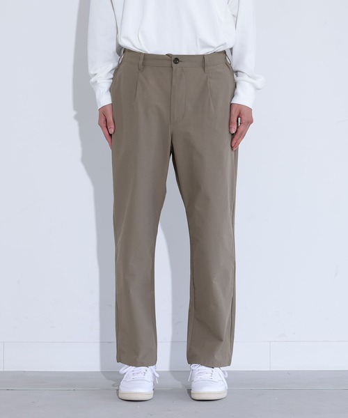 MDR(エムディアール)の「カットジョーゼットタックワイドテーパードパンツ【セットアップ対応】(その他パンツ・メンズ・ベージュ/ブラック/チャコール・L/M)」の14枚目の写真