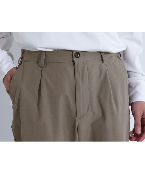 MDR(エムディアール)の「カットジョーゼットタックワイドテーパードパンツ【セットアップ対応】(その他パンツ・メンズ・ベージュ/ブラック/チャコール・L/M)」の17枚目の写真