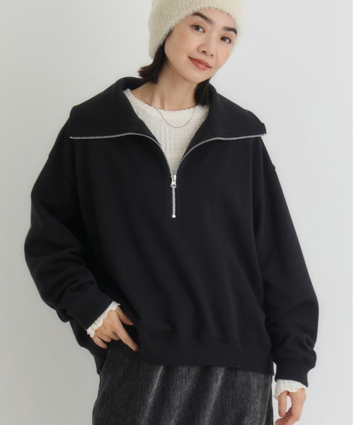 セール】【HONEYSUCKLE ROSE】ハーフジップスウェットプルオーバー