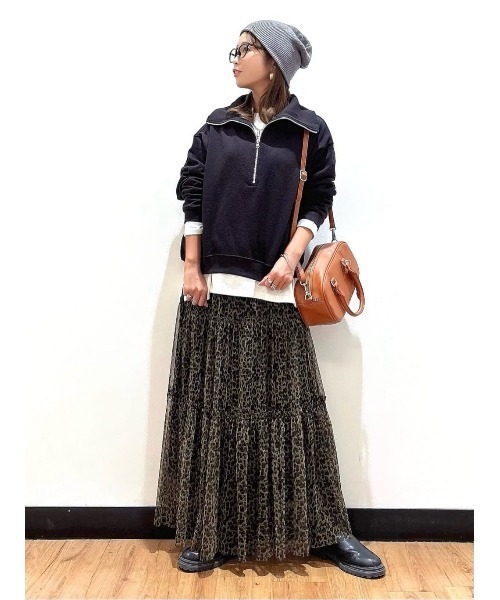 セール】【HONEYSUCKLE ROSE】ハーフジップスウェットプルオーバー