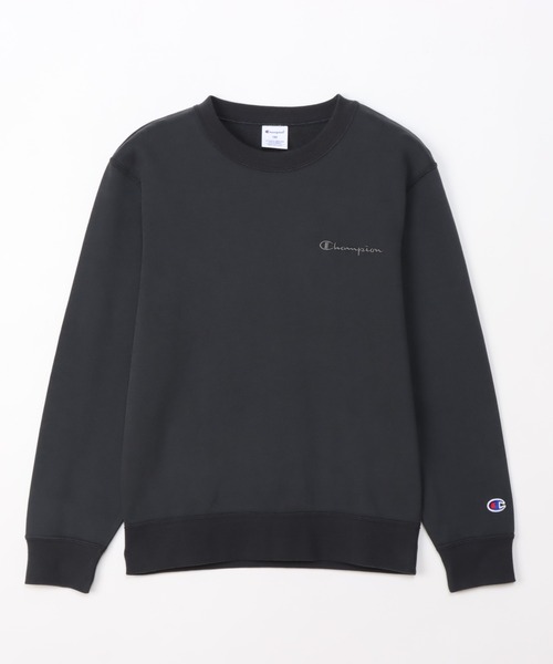 Champion(チャンピオン)の「チャンピオン チャンピオン スウェットトレーナー Champion CREW NECK SWEAT(スウェット・キッズ・ダークブルー/ライトベージュ/ブラック/オレンジ・160cm/150cm/140cm/130cm/120cm/110cm/100cm)」の2枚目の写真