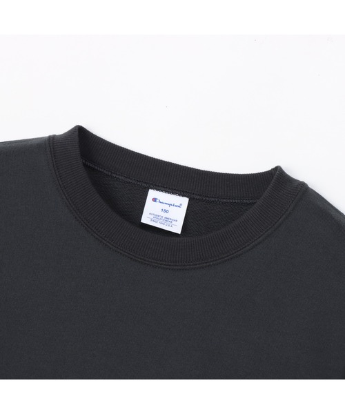 Champion(チャンピオン)の「チャンピオン チャンピオン スウェットトレーナー Champion CREW NECK SWEAT(スウェット・キッズ・ダークブルー/ライトベージュ/ブラック/オレンジ・160cm/150cm/140cm/130cm/120cm/110cm/100cm)」の5枚目の写真