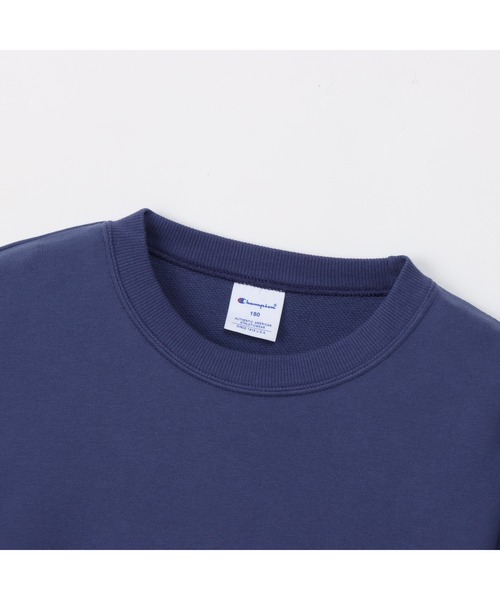 Champion(チャンピオン)の「チャンピオン チャンピオン スウェットトレーナー Champion CREW NECK SWEAT(スウェット・キッズ・ダークブルー/ライトベージュ/ブラック/オレンジ・160cm/150cm/140cm/130cm/120cm/110cm/100cm)」の9枚目の写真
