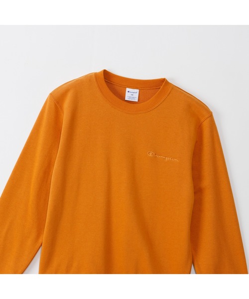 Champion(チャンピオン)の「チャンピオン チャンピオン スウェットトレーナー Champion CREW NECK SWEAT(スウェット・キッズ・ダークブルー/ライトベージュ/ブラック/オレンジ・160cm/150cm/140cm/130cm/120cm/110cm/100cm)」の16枚目の写真