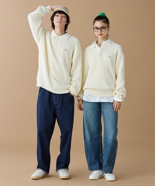 LACOSTE(ラコステ)の「ワッフルニットポロセーター(ニット/セーター・メンズ・ネイビー/キャメル/オフホワイト/グレー・4/5/2/3)」の21枚目の写真