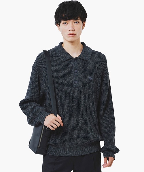 ワッフルニットポロセーター（ニット/セーター）｜LACOSTE（ラコステ