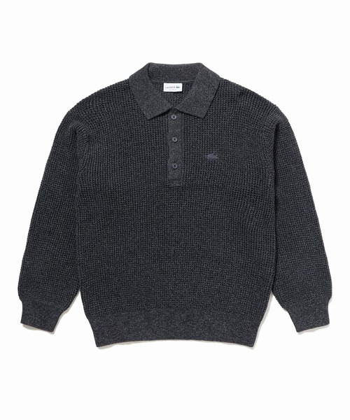 ワッフルニットポロセーター（ニット/セーター）｜LACOSTE（ラコステ