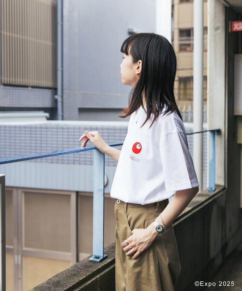 THE GOODLAND MARKET（ザグッドランドマーケット）の「EXPO2025 TEE-EYE（Tシャツ/カットソー・メンズ・ホワイト・SMALL/MEDIUM/LARGE/X-LARGE）」の3枚目の写真