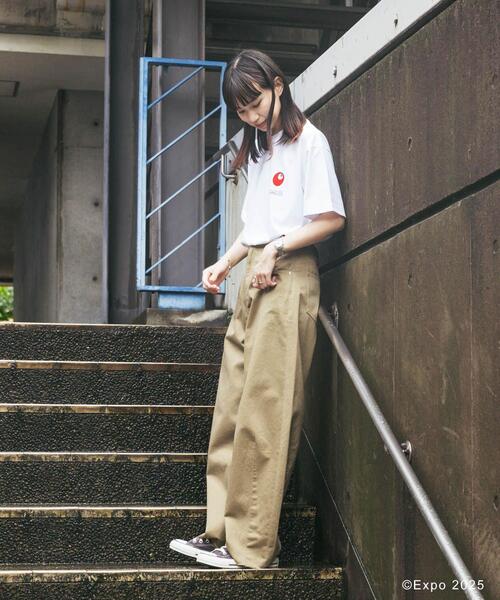 THE GOODLAND MARKET（ザグッドランドマーケット）の「EXPO2025 TEE-EYE（Tシャツ/カットソー・メンズ・ホワイト・SMALL/MEDIUM/LARGE/X-LARGE）」の5枚目の写真