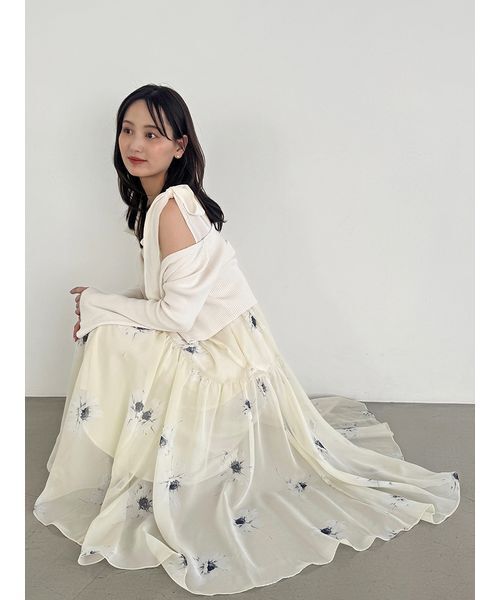 フレアスリーブショートカーディガン（カーディガン/ボレロ）｜SNIDEL