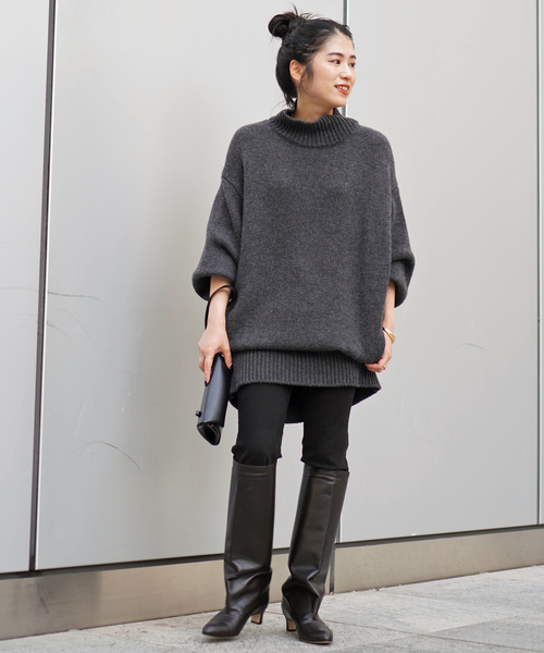 NEBULONI E./ネブローニ】leather long boots（ブーツ