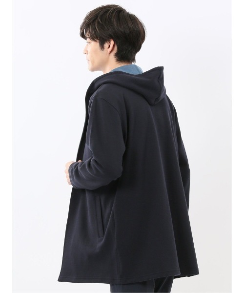 TAKA-Q(タカキュー)の「【羽織り ボタン無し】タカキュー ダブルフェイスカノコ フーディガン(パーカー・メンズ・ネイビー/グレー系その他2・MEDIUM/LARGE/X-LARGE)」の16枚目の写真