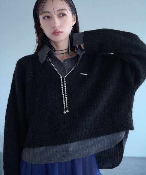 HAREニットセーター HARE セーター ニット SOFTシャギーニットプルオーバー(HARE) メンズ