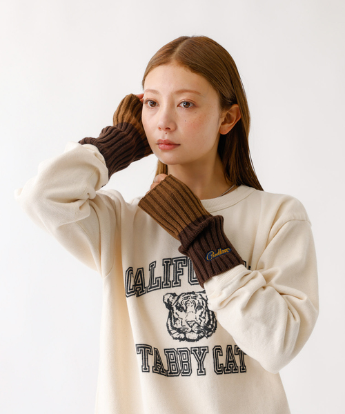 PENDLETON（ペンドルトン）の「【PENDLETON / ペンドルトン】PDT-LOGO WPN KNIT GLOVE / ロゴ ニットグローブ（手袋・メンズ・チャコールグレー/ブラウン・フリー）」の9枚目の写真