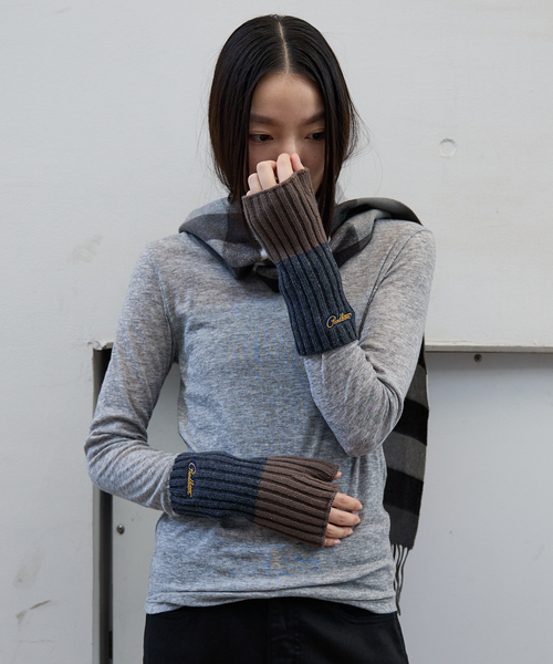 PENDLETON（ペンドルトン）の「【PENDLETON / ペンドルトン】PDT-LOGO WPN KNIT GLOVE / ロゴ ニットグローブ（手袋・メンズ・チャコールグレー/ブラウン・フリー）」の13枚目の写真