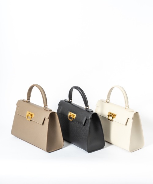CARBOTTI/カルボッティ】2WAY レザー ハンドバッグ ショルダーバッグ