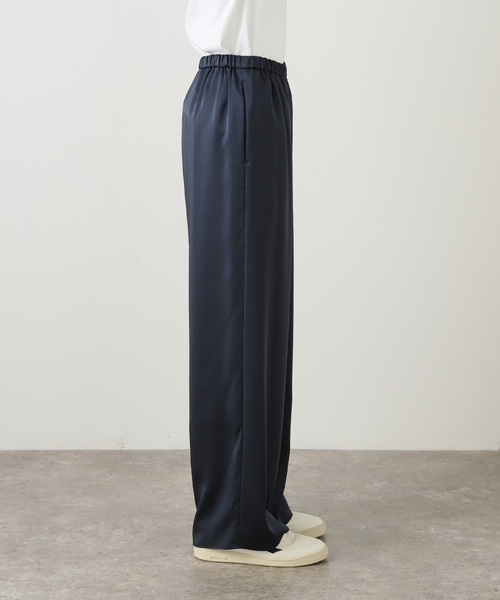 FRAMeWORK（フレームワーク）の「サテンイージーパンツ（その他パンツ・レディース・チャコールグレー/ネイビー・38/36）」の18枚目の写真