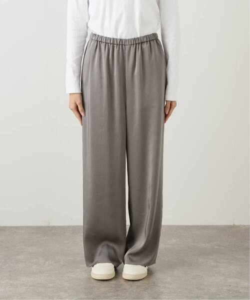 FRAMeWORK（フレームワーク）の「サテンイージーパンツ（その他パンツ・レディース・チャコールグレー/ネイビー・38/36）」の22枚目の写真