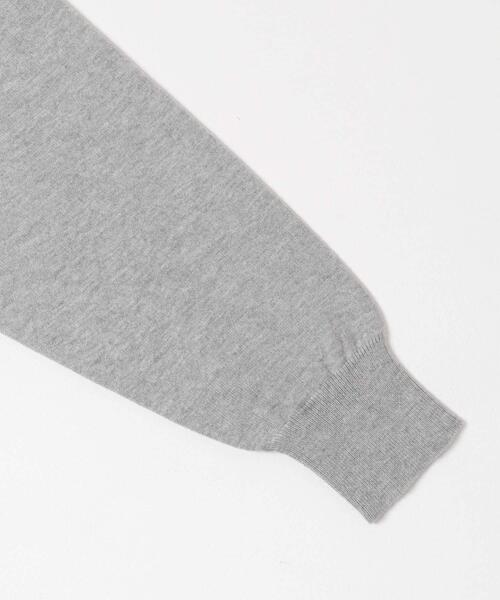 FORK&SPOON(フォークアンドスプーン)の「FORK&SPOON コットンウールクルーネックニット(ニット/セーター・レディース・パープル/グレー系その他/ブラック・1)」の11枚目の写真