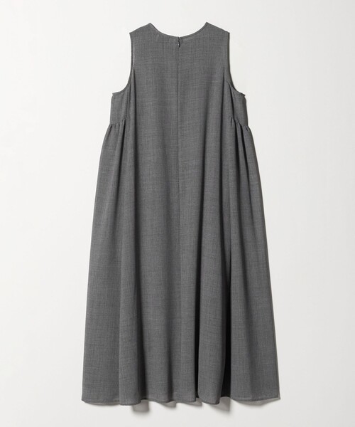 UNITED ARROWS(ユナイテッドアローズ)の「ツイル ビエラ プリーツ ワンピース ‐ウォッシャブル‐(ワンピース・レディース・ブラック/ダークグレー・FREE)」の12枚目の写真