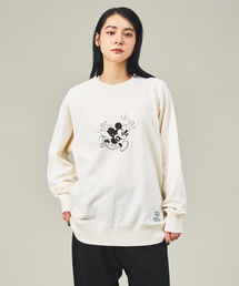 ABAHOUSE（アバハウス）の「【MICKEY × DISCUS ATHLETIC / ミッキー × ディスカス アスレチック】コラボ プリント裏毛クルースウェット / 5487-6670 / ユニセックス（スウェット・メンズ）」