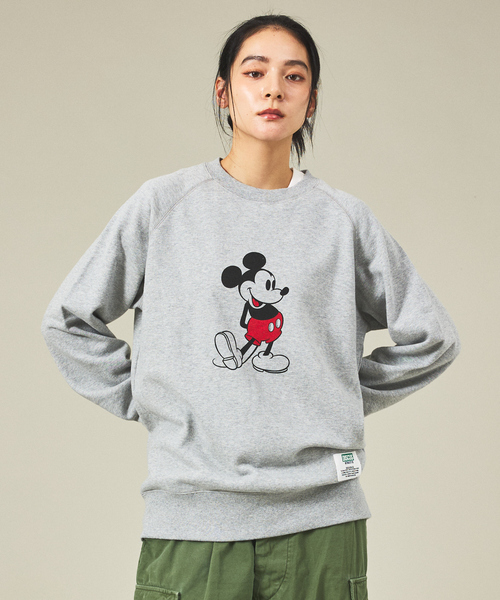 ABAHOUSE（アバハウス）の「【MICKEY × DISCUS ATHLETIC / ミッキー × ディスカス アスレチック】コラボ プリント裏毛クルースウェット / 5487-6670 / ユニセックス（スウェット・メンズ・ホワイト/グレー/ホワイト系その他2/ホワイト系その他3/グレー系その他2/グレー系その他3/グレー系その他/ホワイト系その他・M/L）」の15枚目の写真