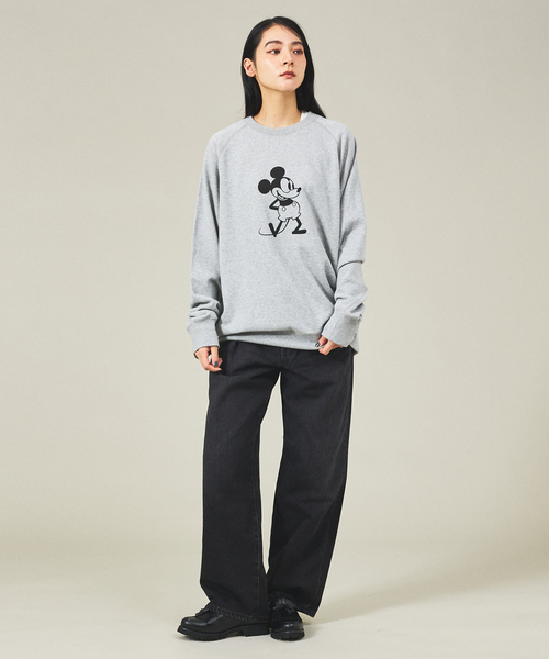 スポーツ選手 Mickey Unisex Football Mickey Mouse Vintage style print T-shirt