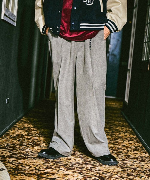 niko and...(ニコアンド)の「ワイドグルカスラックス(スラックス・メンズ・グレー/ブラック/ブラウン/オリーブ・MEDIUM/LARGE)」の8枚目の写真