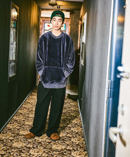 niko and...(ニコアンド)の「ワイドグルカスラックス(スラックス・メンズ・グレー/ブラック/ブラウン/オリーブ・MEDIUM/LARGE)」の10枚目の写真