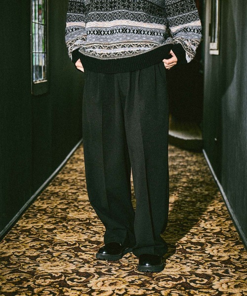 niko and...(ニコアンド)の「ワイドグルカスラックス(スラックス・メンズ・グレー/ブラック/ブラウン/オリーブ・MEDIUM/LARGE)」の18枚目の写真