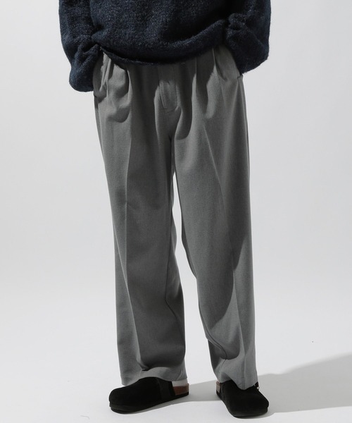 セール】ワイドグルカスラックス（スラックス）｜niko and